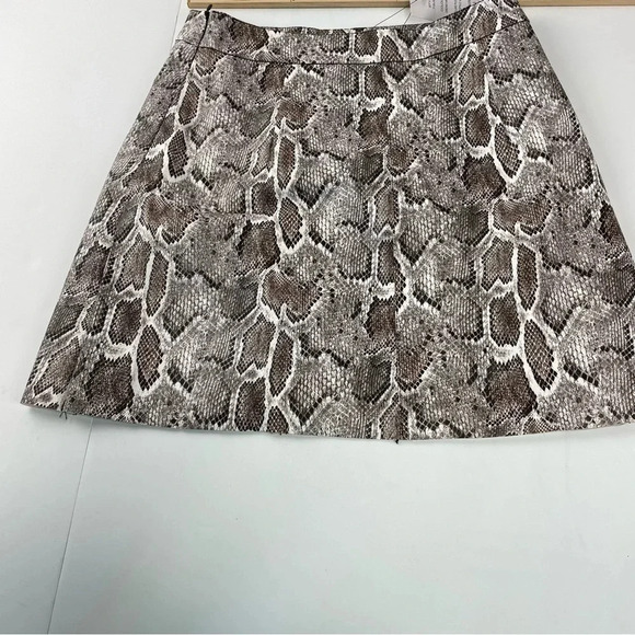 French Connection Womens Size 6 Faux Snakeskin Mini Skirt NWT - Picture 6 of 6